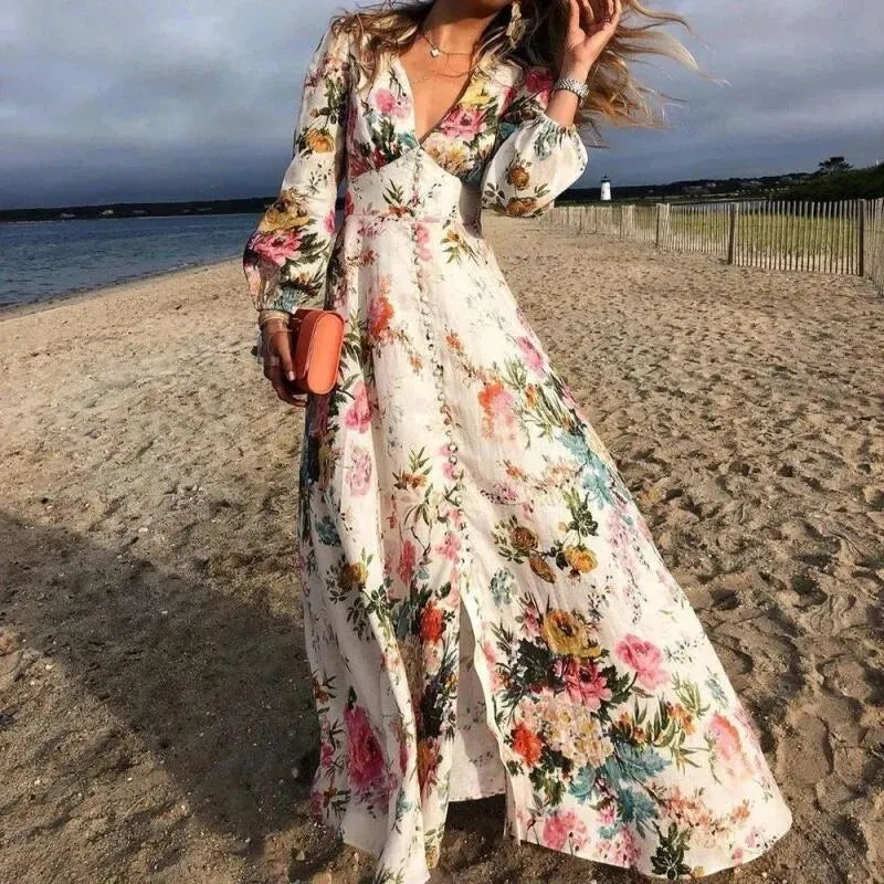 Johanna | Kleid mit floralem Muster