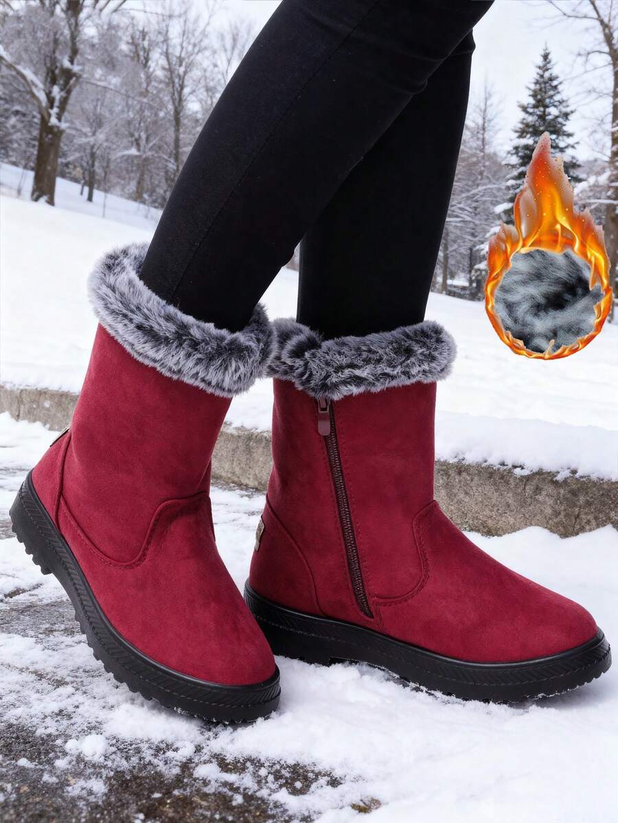 Leichte warme Damen-Winterstiefel