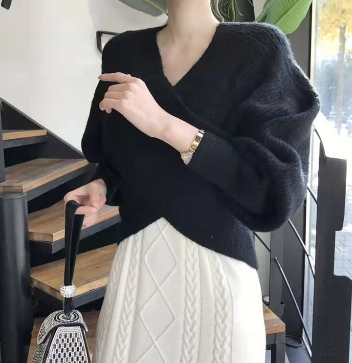 Strickpullover für Damen in einer stilvollen Nahaufnahme