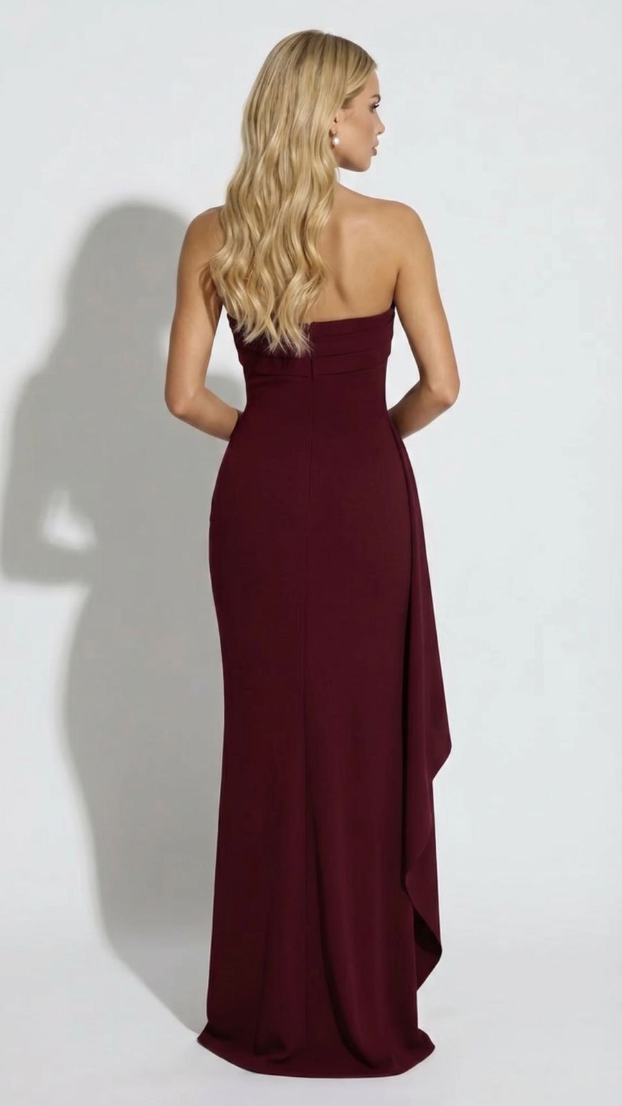 Cora ärmelloses Maxikleid mit seitlichen Schlitzen