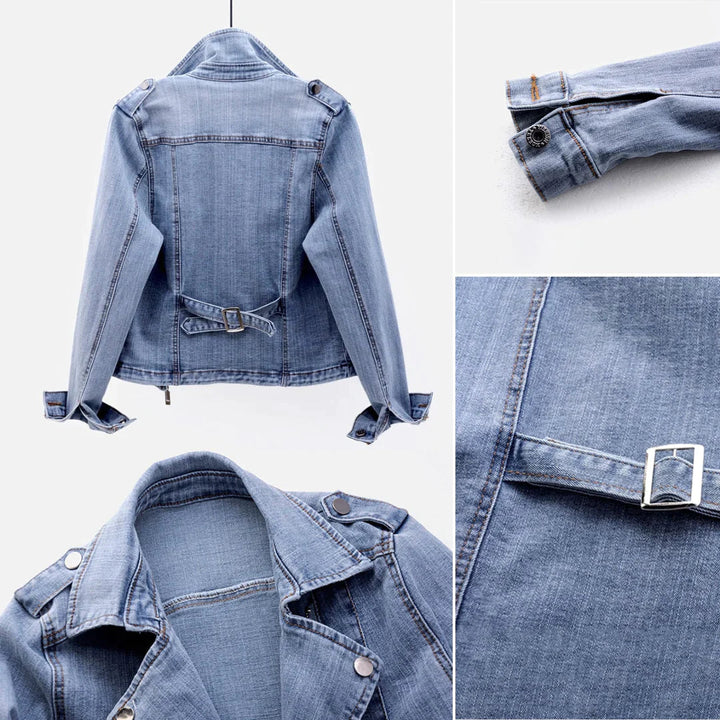 Klassische Jeansjacke mit zeitlosem Fusionsstil
