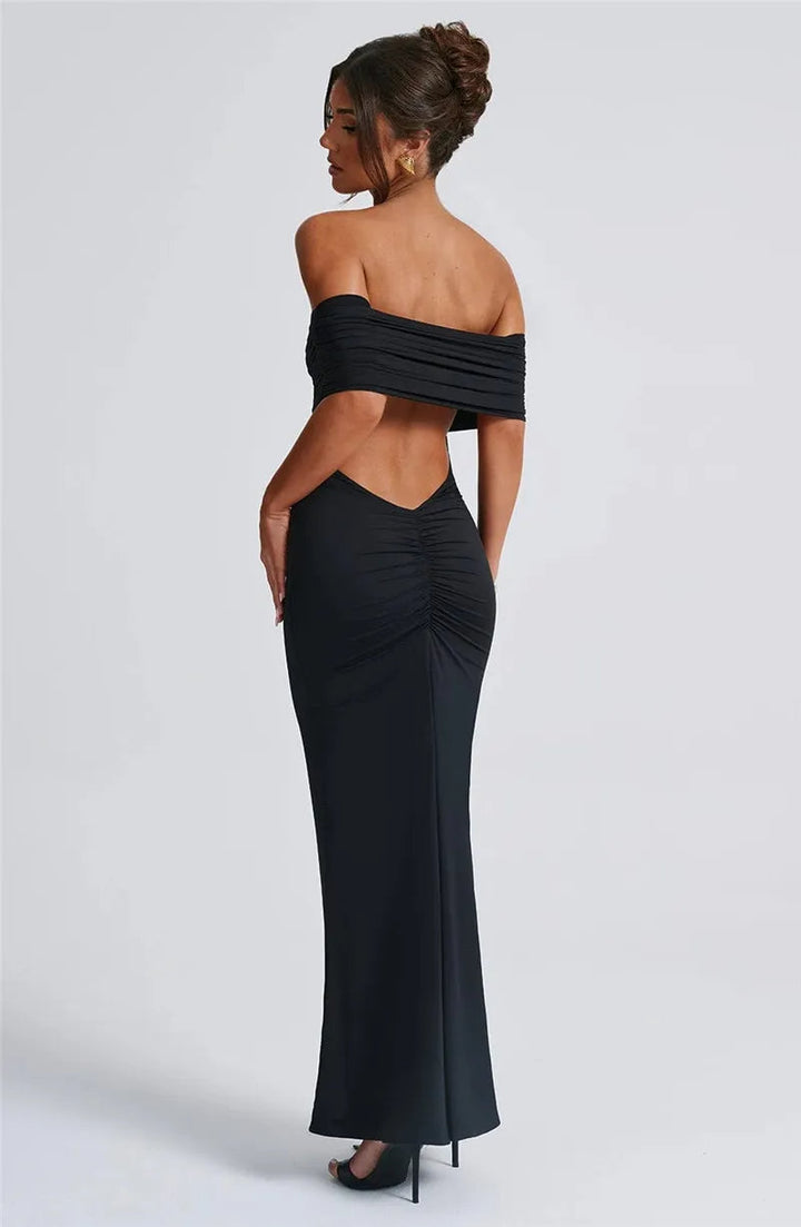 Sexy trägerloses, rückenfreies Maxikleid für Damen