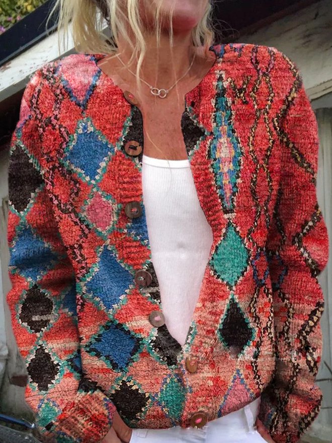 Gemütlicher Strick-Cardigan als Lagenstück