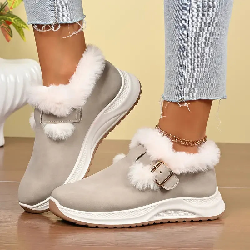 Gemütliche wasserdichte Winter-Schneestiefel für Damen