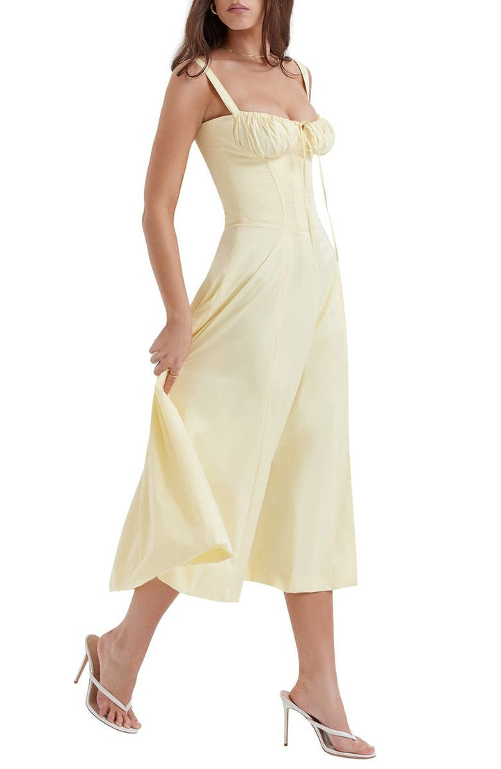 Florales Bustier-Bauchformer Bodycon-Kleid