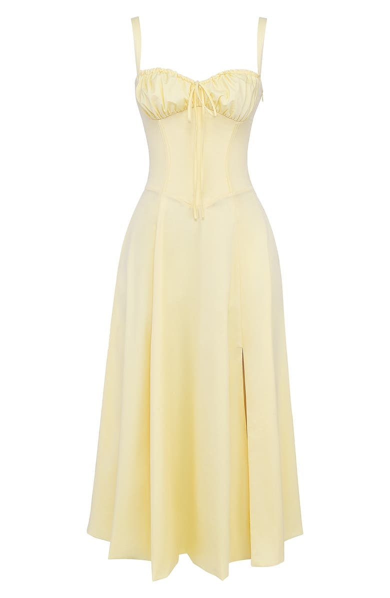 Florales Bustier-Bauchformer Bodycon-Kleid