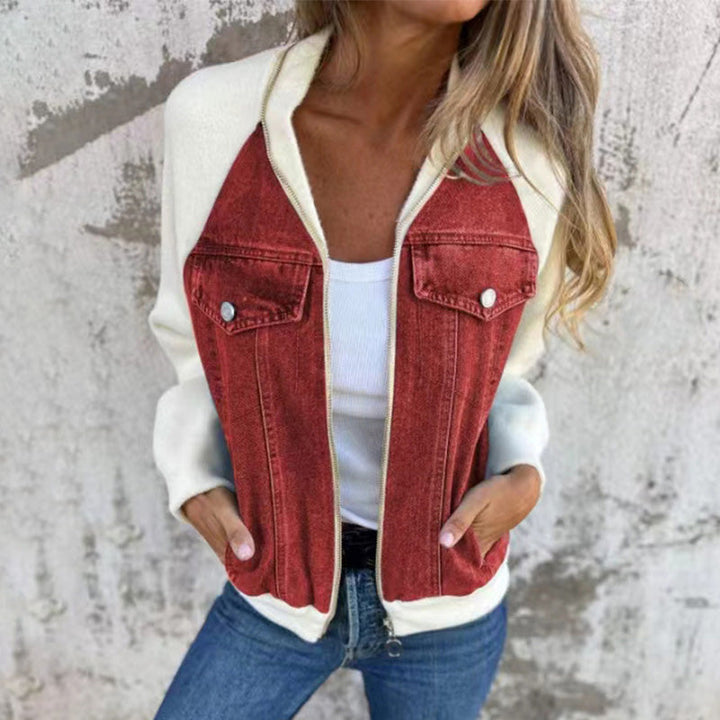 Klassische Freizeit-Damen-Jeansjacke