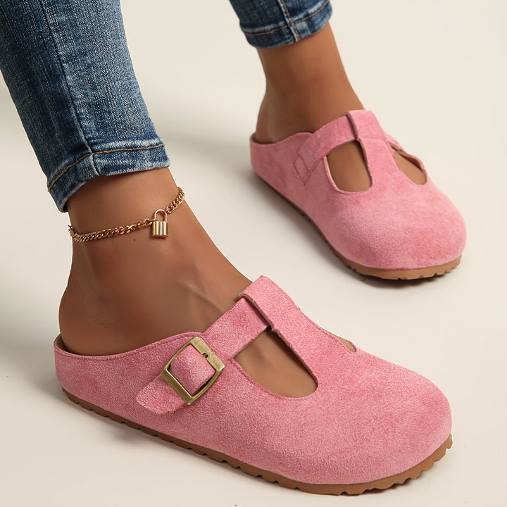 Damen Wildleder Bequeme Hausschuhe