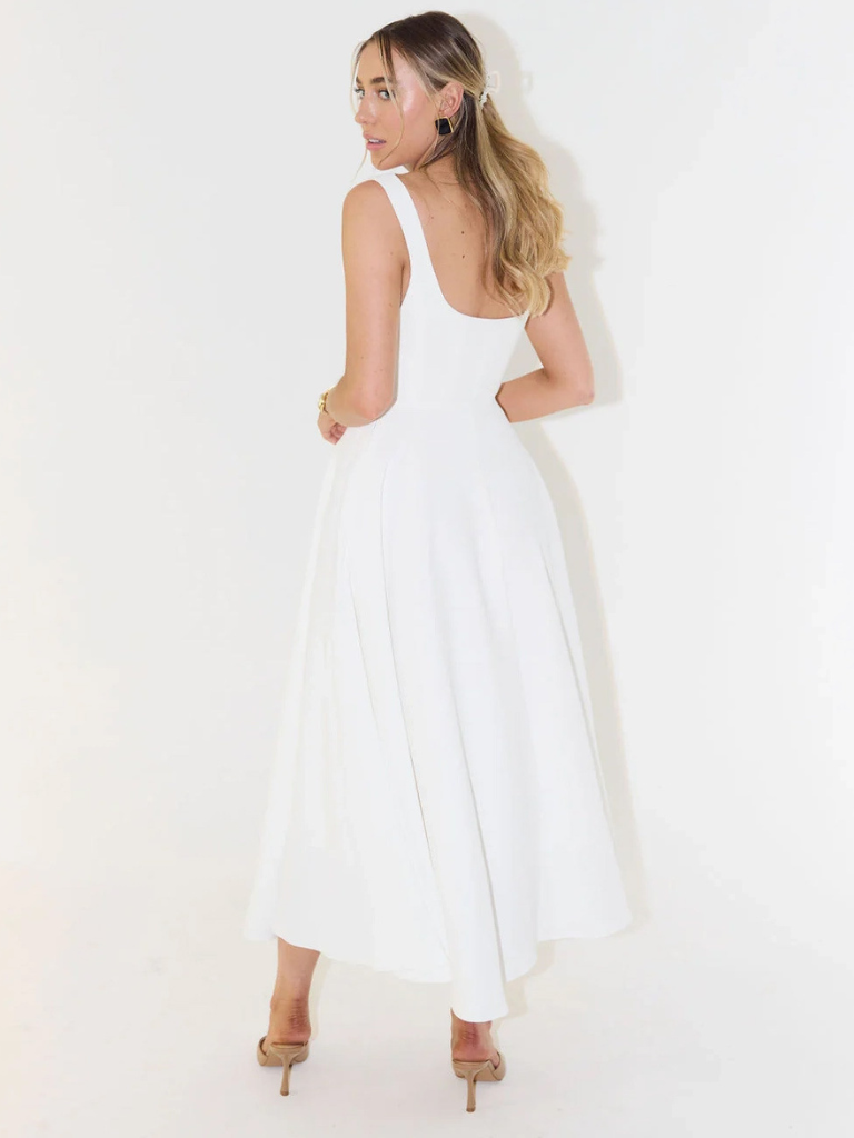 Klassisches Midi-Kleid für Damen