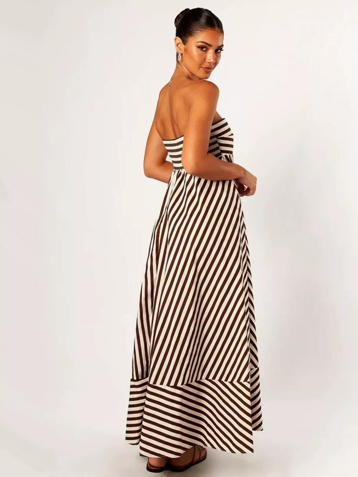 Nocturnal Charm gerafftes Maxikleid für Damen