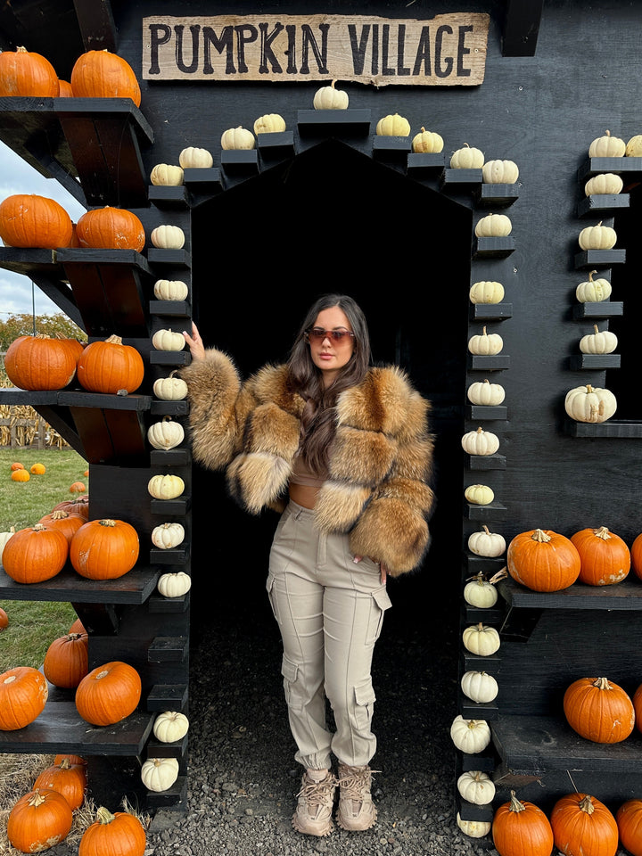 Schicker Bubble-Minikurzmantel für gemütliche, stilvolle Lagenlooks