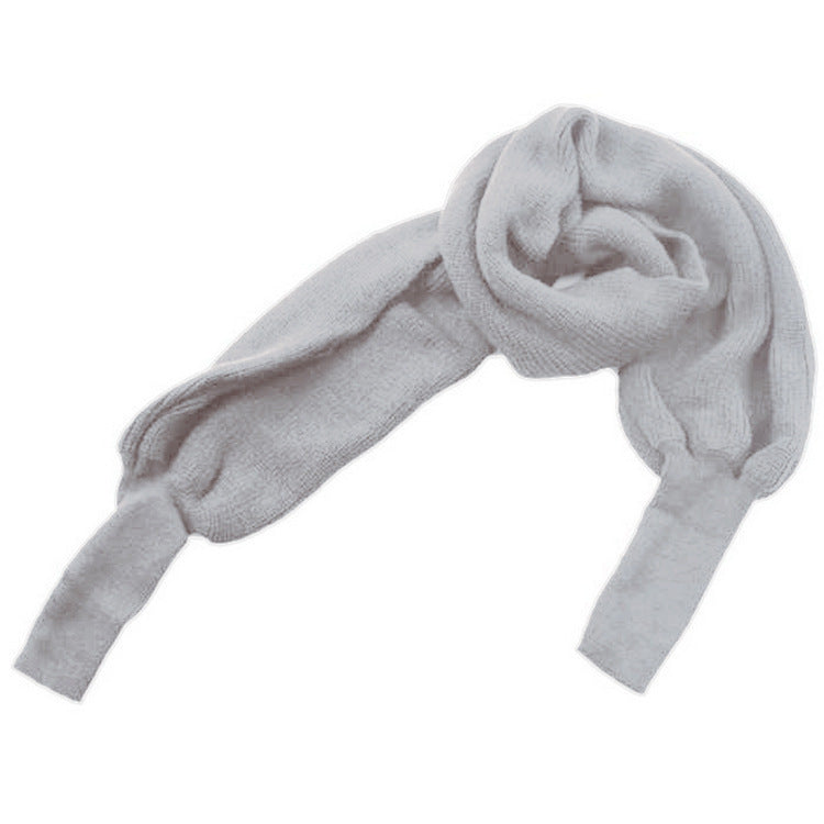 Women's Knit Scarf With Textured Design