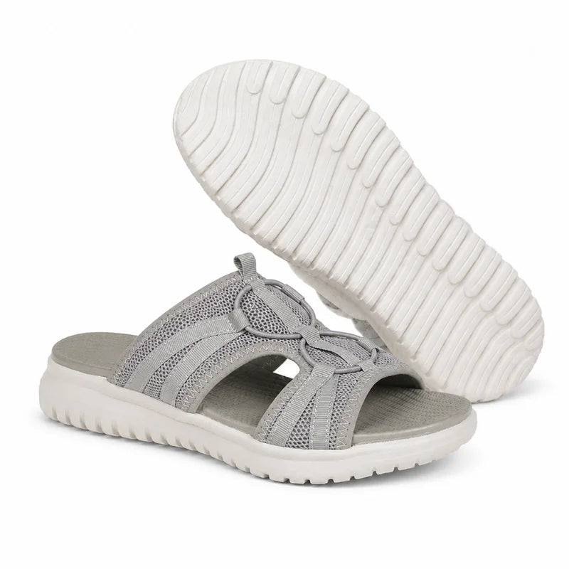 Damen Schlupfsandalen Mit Breiter Passform Leicht