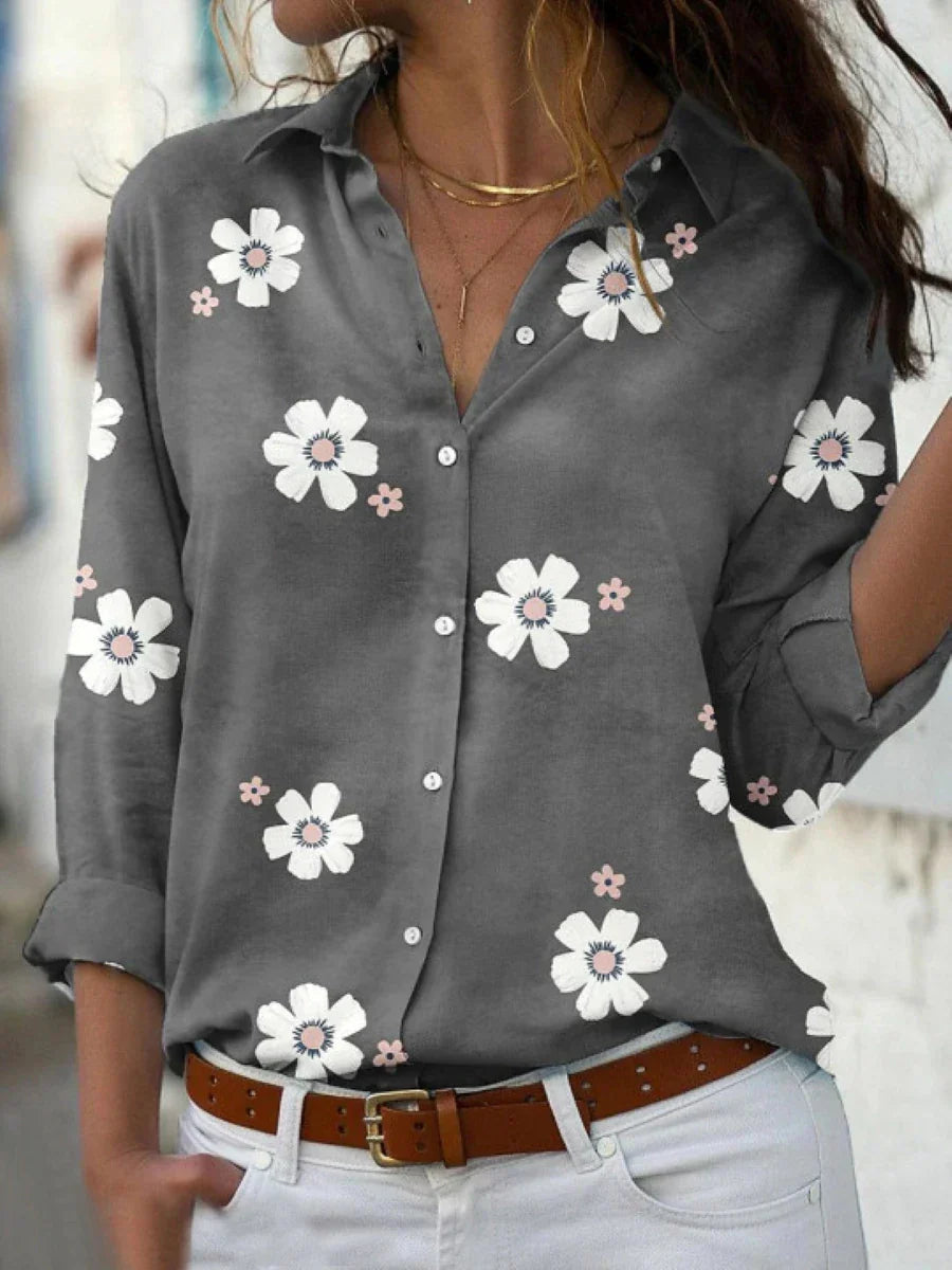 Bluse mit Blumenmuster für Damen