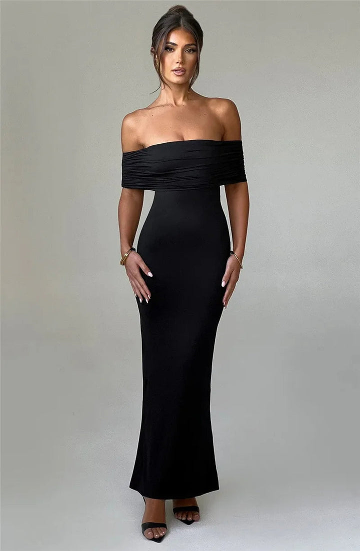 Sexy trägerloses, rückenfreies Maxikleid für Damen