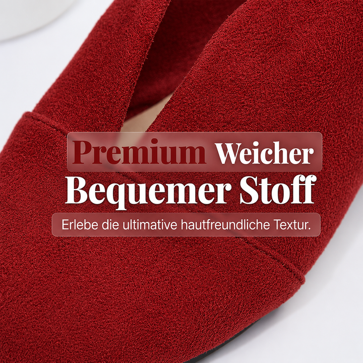 Damen Slipper mit flacher Laufsohle in eleganter Optik