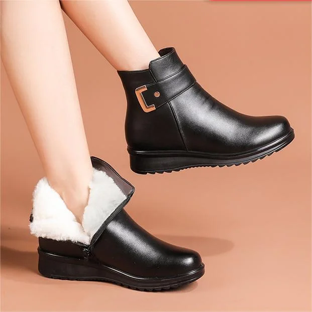 Echte Leder-Orthopädieschuhe für komfortable Unterstützung