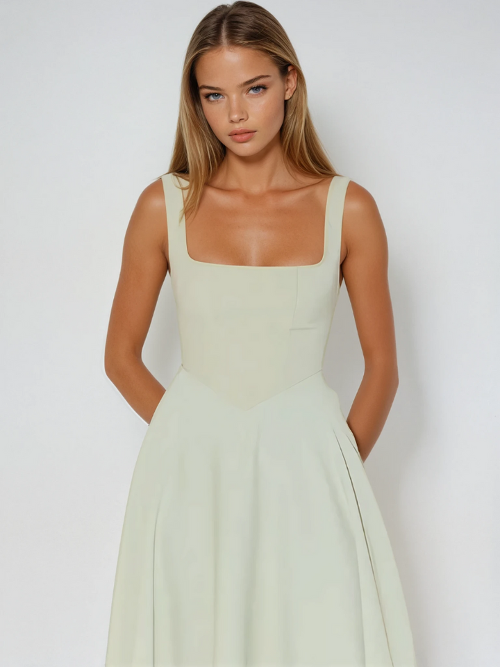 Klassisches Midi-Kleid für Damen