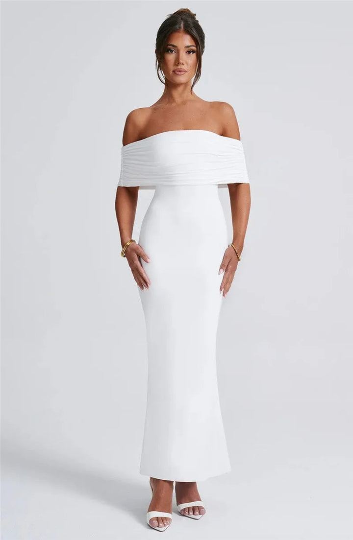 Sexy trägerloses, rückenfreies Maxikleid für Damen