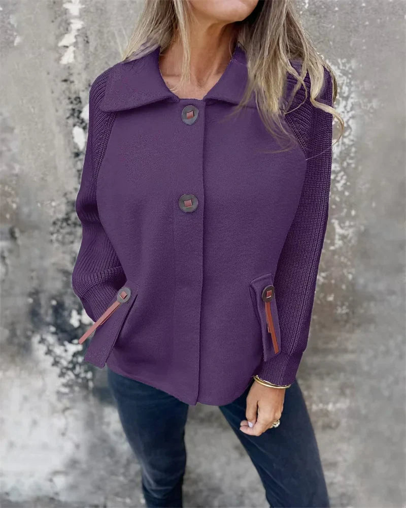 Gemütliche leichte Damenjacke für Herbst und Winter