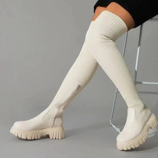 Elegante Stretchstiefel für vielseitige Alltagslooks