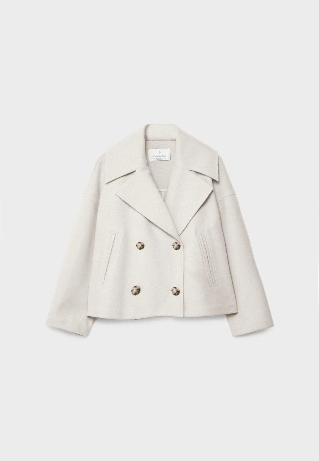 Schicke zweireihige kurze Jacke