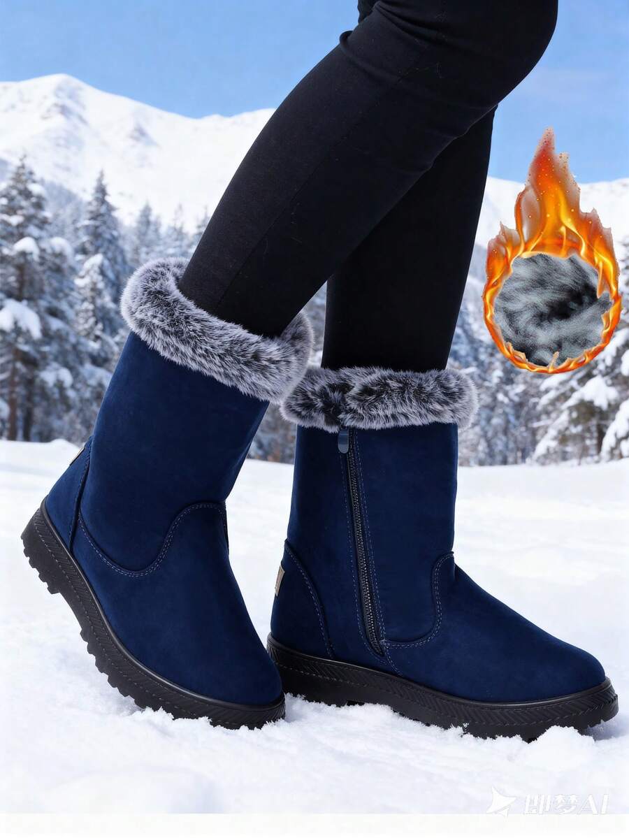 Leichte warme Damen-Winterstiefel