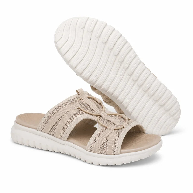 Damen Schlupfsandalen Mit Breiter Passform Leicht