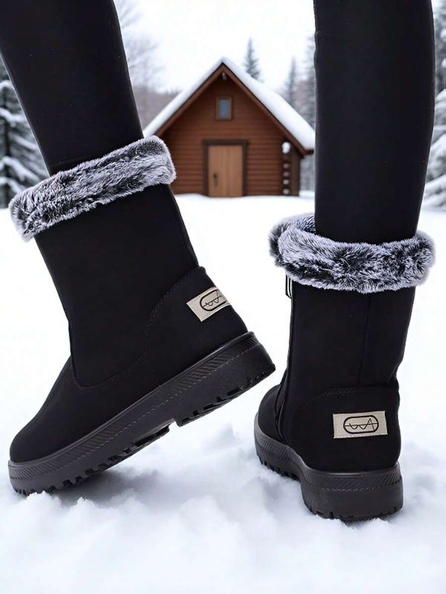 Leichte warme Damen-Winterstiefel