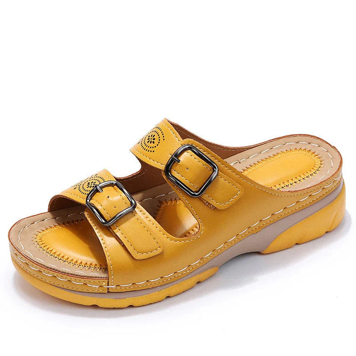 Jasmin® | Orthopädische Hausschuhe mit verstellbarem Schnallendetail