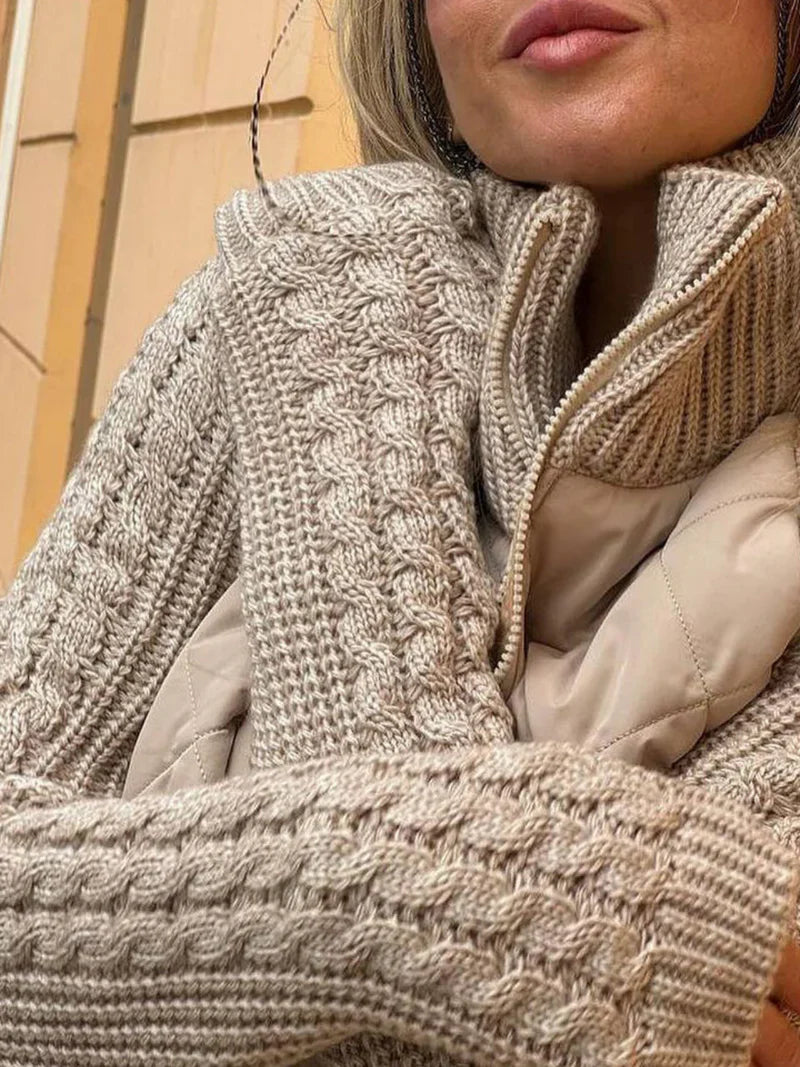 Gemütliche Strickjacke für den Herbst