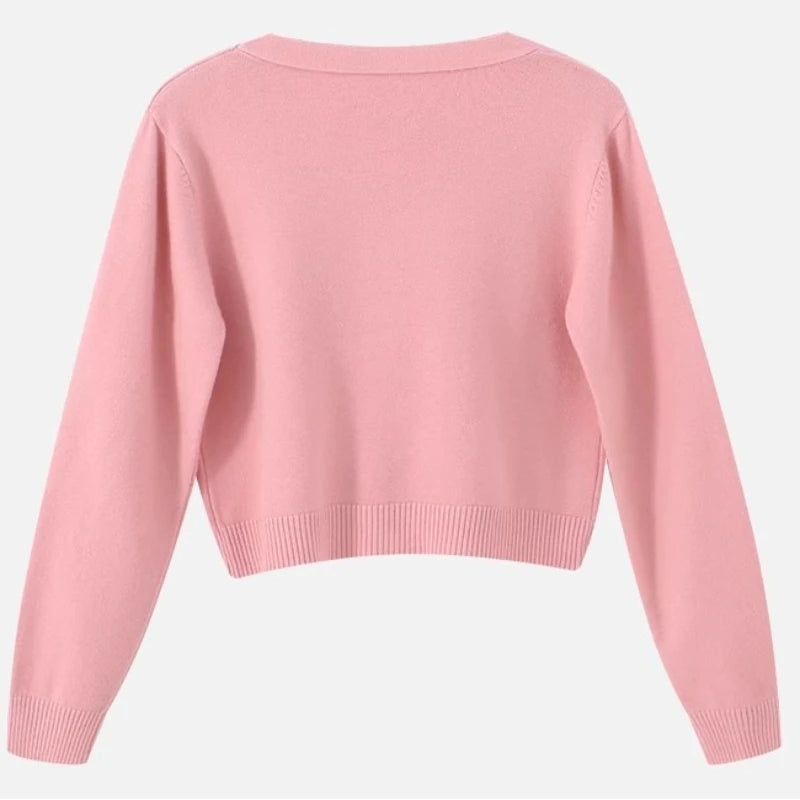 Damen Leichtgewicht Strickpullover mit V-Ausschnitt