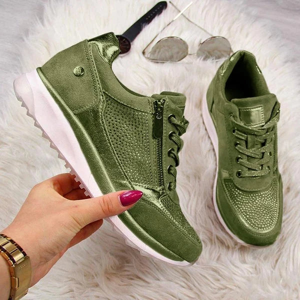 Bequeme orthopädische Sneaker mit Reißverschluss