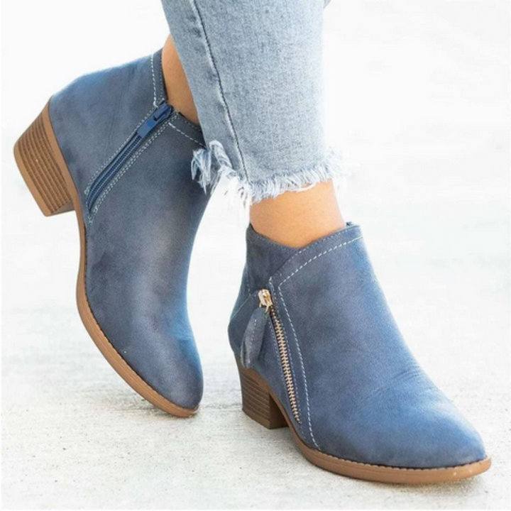 Schicke Leder-Stiefeletten für den Alltagstil