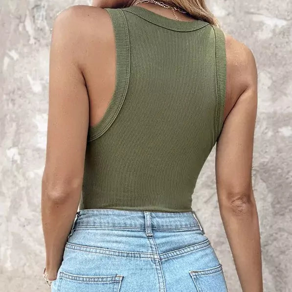 Damen Tanktop mit integriertem BH für Halt und Komfort