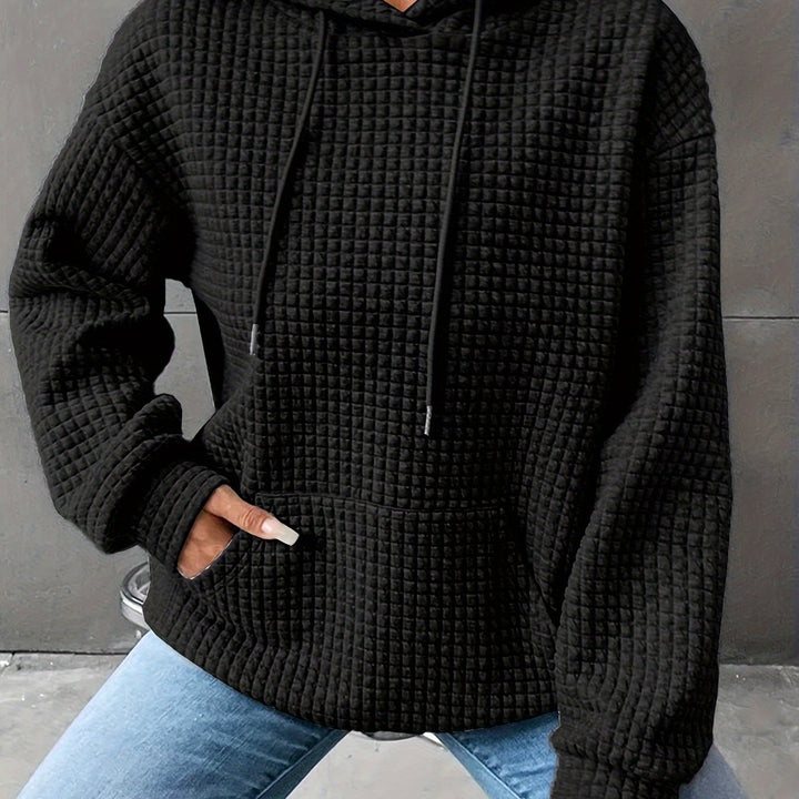 Strukturierter Damen-Kapuzenpullover für entspannte Alltagslooks