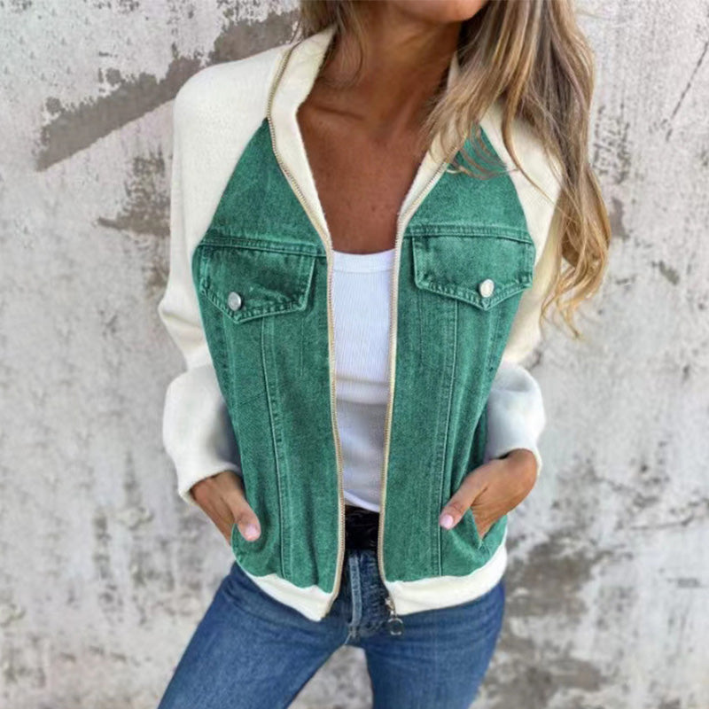 Klassische Freizeit-Damen-Jeansjacke
