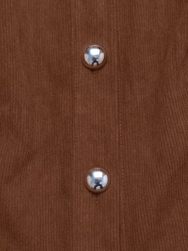 Freizeitkleid mit durchgehender Knopfleiste und langen Ärmeln