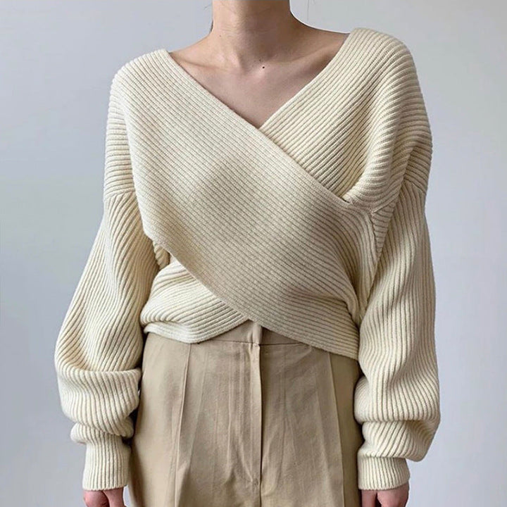 Damenpullover Mit Strukturierter Strickoptik