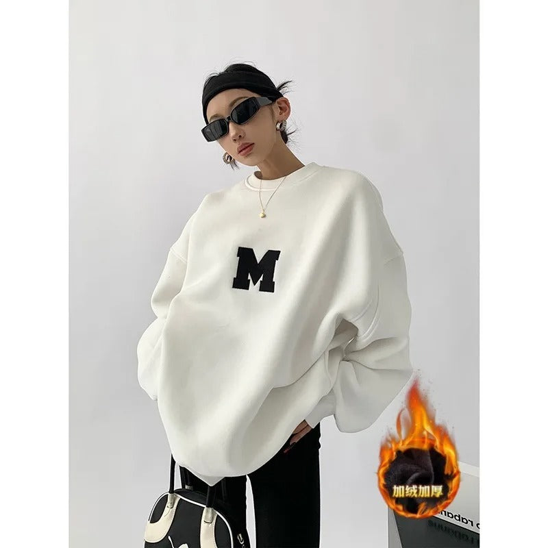 Gemütliches minimalistisches oversized Sweatshirt