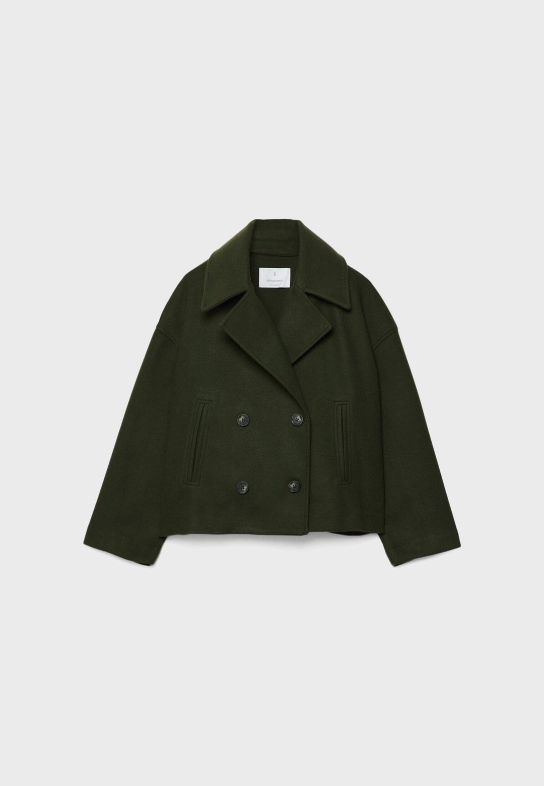 Schicke zweireihige kurze Jacke