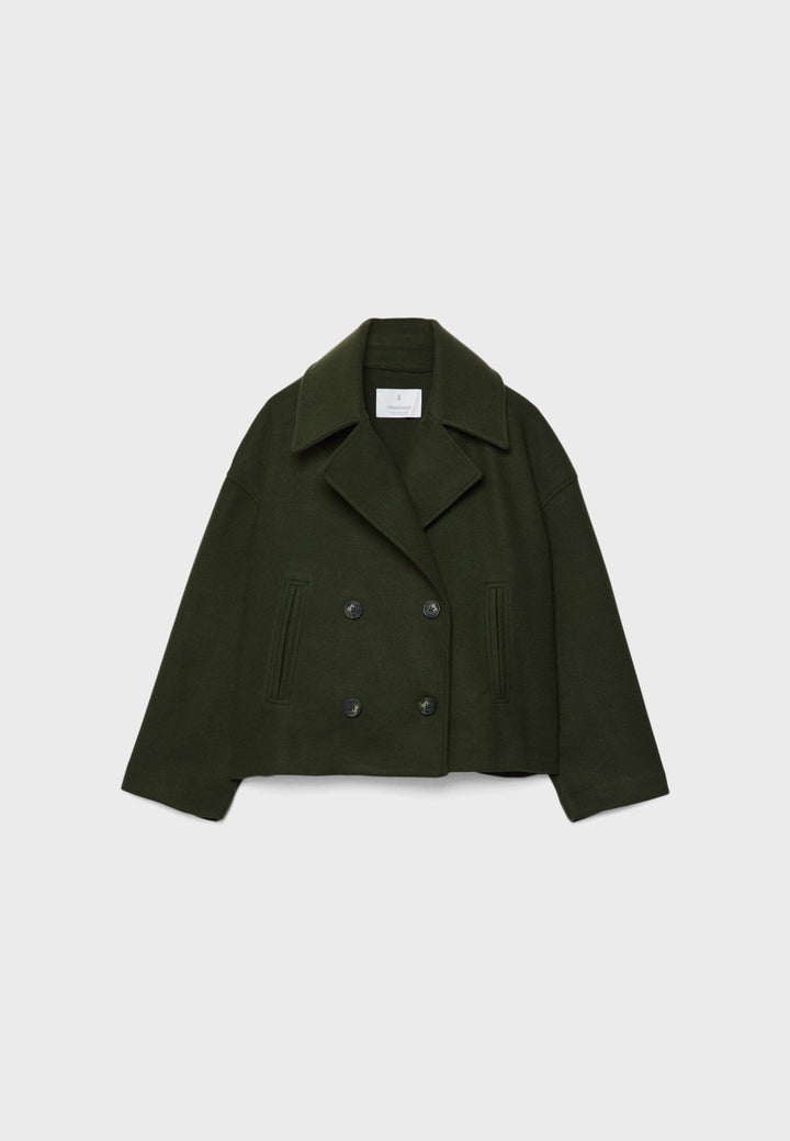 Schicke zweireihige kurze Jacke