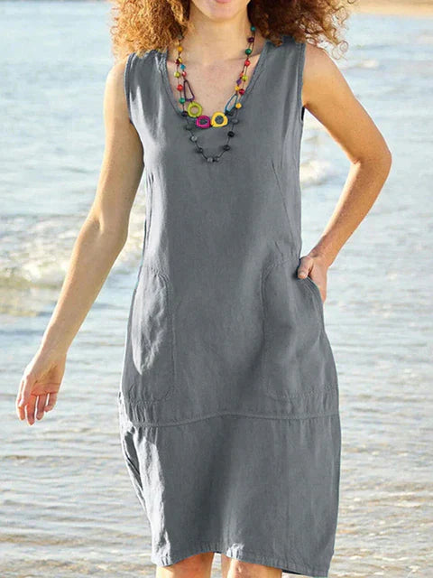 Mia | Kleid ohne Ärmel
