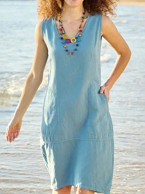 Mia | Kleid ohne Ärmel