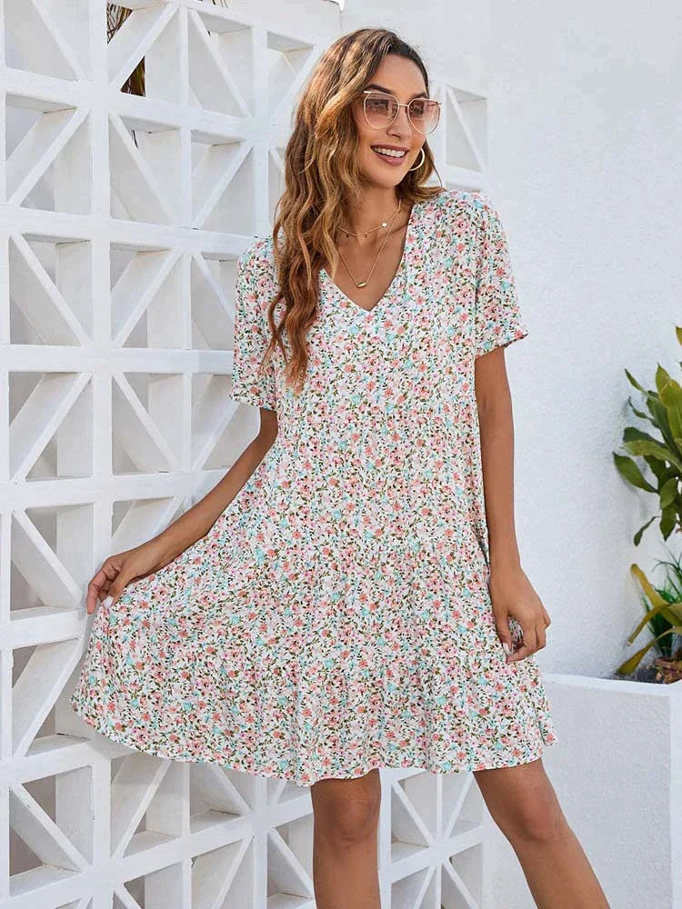 Anna | Sommer-Blumiges Kleid