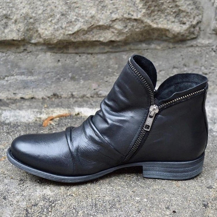 Damenstiefeletten mit bequemem knöchelhohem Schaft