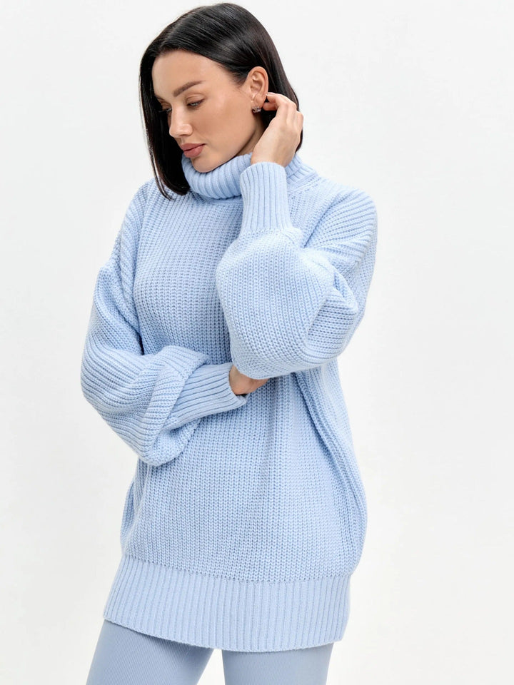 Damen Rollkragenpullover Aus Weichem Strick