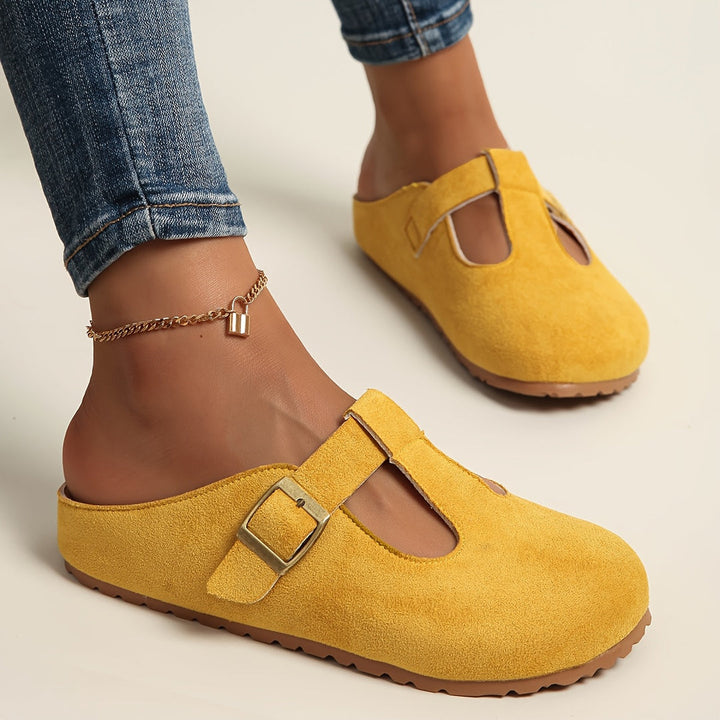 Damen Wildleder Bequeme Hausschuhe