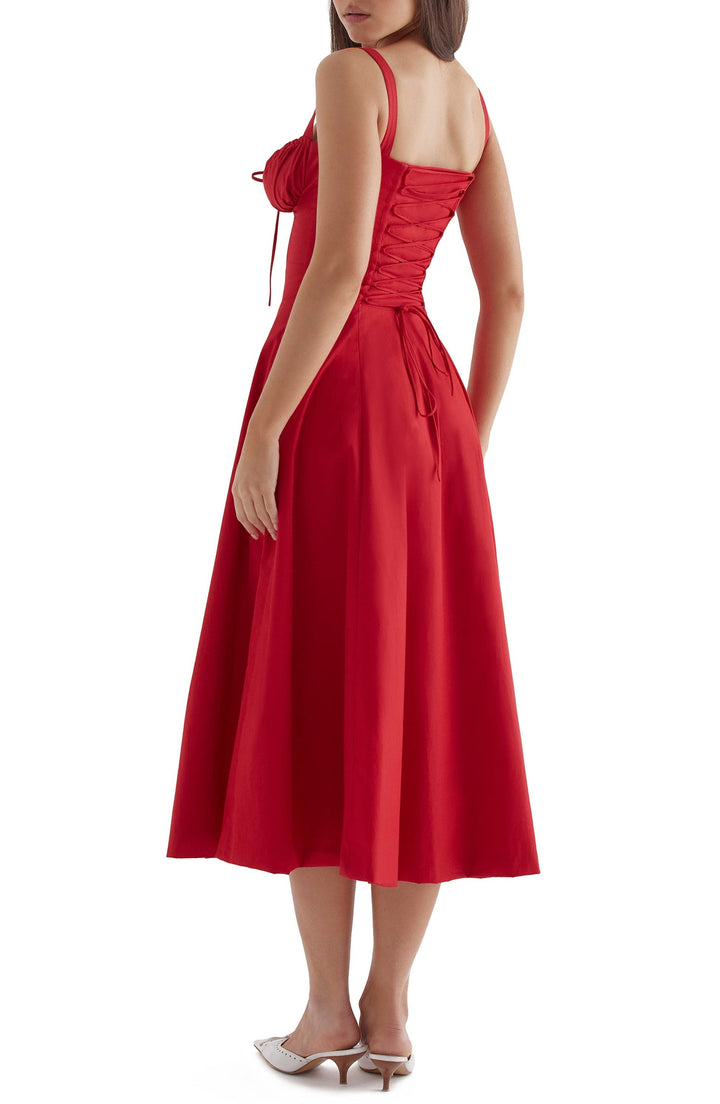 Florales Bustier-Bauchformer Bodycon-Kleid