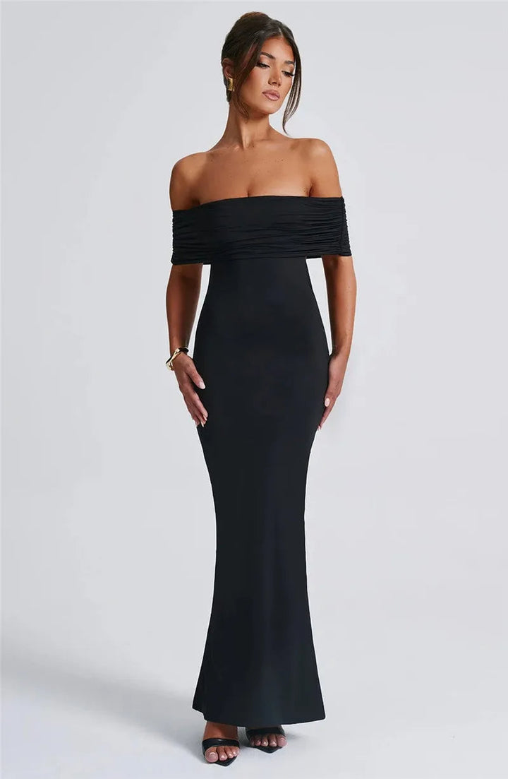 Sexy trägerloses, rückenfreies Maxikleid für Damen